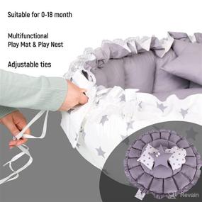 img 2 attached to MottoKids Newborn Baby Lounger Multi Functional
