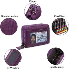 img 1 attached to GOIACII Genuine Leather Wallet Blocking Women's Handbags & Wallets at Wallets