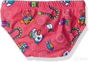 img 1 attached to 👶 Swim Diaper Solid for Baby Girls - UPF 50+ Protection by Baby Banz