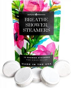 img 1 attached to Luxuriate In Blissful Bath With ZenTyme'S 12-Pack Bath Pillow & Eucalyptus Shower Steamers - Gift Yourself 6-Pack Relaxation Set!