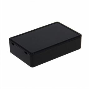 img 2 attached to Fielect 10 шт пылезащитная электронная распределительная коробка пластиковый корпус проектная коробка для электронных проектов ABS черный 2,76x1,77x0,71 дюймов