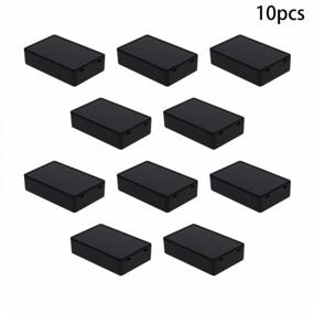 img 1 attached to Fielect 10Pcs Dustproof Electronic Junction Box Plastic Enclosure Project Box For Electronic Projects ABS Black 2.76 X 1.77 X 0.71 Inch