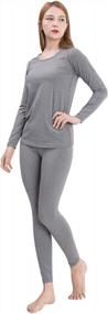 img 3 attached to Keep Warm With FITEXTREME Women'S MAXHEAT Fleece Lined Performance Long Johns Thermal Underwear