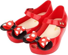 img 4 attached to 👧 Piqubidu Toddler Girls Costume Little Girls' Shoes: Chic Flats for Your Little Fashionista!