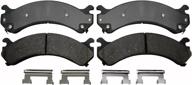 acdelco gold 17d909ch ceramic rear brake pads set for disc brakes логотип