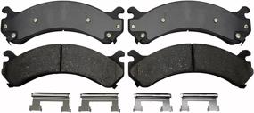 img 1 attached to ACDelco Gold 17D909CH Ceramic Rear Brake Pads Set for Disc Brakes