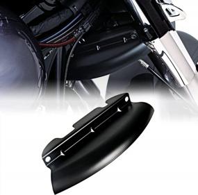 img 4 attached to Black Lower Triple Tree Wind Deflector For Harley Touring Electra Street Glide 2014-2021 Models