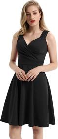 img 3 attached to 👗 Womens Sleeveless Line Cocktail Dress - Elegant Women's Clothing via Dresses