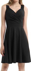img 4 attached to 👗 Womens Sleeveless Line Cocktail Dress - Elegant Women's Clothing via Dresses