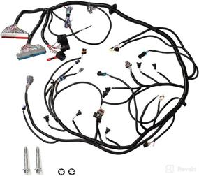 img 4 attached to 🔌 Enhanced LS Stand Alone Wire Harness with 4L60E Drive by Cable, Upgraded 60A Relay, and EV1 Fuel Injector Connectors - Compatible with 1997-2006 GM DBC LS1 Vortec 4.8L 5.3L 6.0L Engines, Supports EV1 EV6 - Contact us for more details (4L60E)