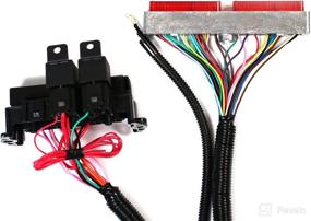 img 1 attached to 🔌 Enhanced LS Stand Alone Wire Harness with 4L60E Drive by Cable, Upgraded 60A Relay, and EV1 Fuel Injector Connectors - Compatible with 1997-2006 GM DBC LS1 Vortec 4.8L 5.3L 6.0L Engines, Supports EV1 EV6 - Contact us for more details (4L60E)