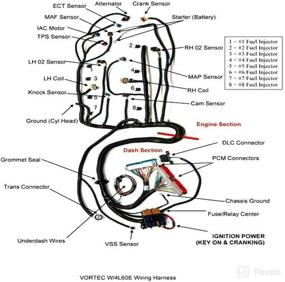 img 3 attached to 🔌 Enhanced LS Stand Alone Wire Harness with 4L60E Drive by Cable, Upgraded 60A Relay, and EV1 Fuel Injector Connectors - Compatible with 1997-2006 GM DBC LS1 Vortec 4.8L 5.3L 6.0L Engines, Supports EV1 EV6 - Contact us for more details (4L60E)