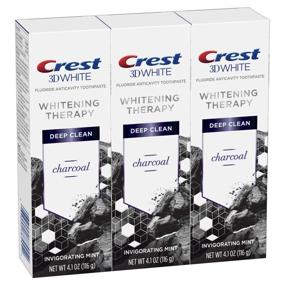 img 4 attached to Invigorating Oral Care with Crest Charcoal Whitening Toothpaste