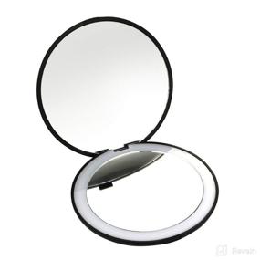 img 4 attached to 🔍 Compact Foldable Magnifying Mirror: Portable High Magnification for Easy Use
