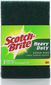 img 2 attached to Heavy Duty Scour Pad Pack Set