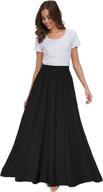 👗 sinono womens chiffon vintage ankle length skirts - stylish women's clothing logo