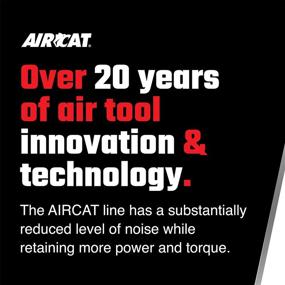 img 2 attached to AIRCAT 4451: 1/2-дюймовый реверсивный пневматический инструмент для сверления композитных материалов, 400 об/мин, двигатель 0,7 л.с. — сверхтяжелая работа