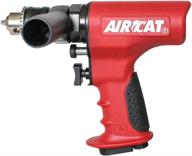 aircat 4451: 1/2-дюймовый реверсивный пневматический инструмент для сверления композитных материалов, 400 об/мин, двигатель 0,7 л.с. — сверхтяжелая работа логотип