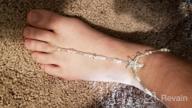 img 1 attached to Add Elegance To Your Beach Wedding Look With Bienvenu Pearl Anklet Chain Bracelet Set review by Casey Stevens