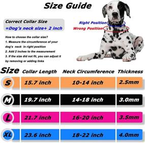 img 2 attached to 🐶 ATO-DJCX Reflective Prong Collar for Effective Dog Training, Adjustable Spike Pinch Collar with Quick Release Buckle for All Dog Sizes