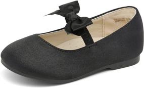 img 4 attached to DREAM PAIRS Sophia 22 Adorables Ballerina Girls' Shoes : Flats