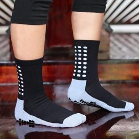 img 1 attached to Stay Safe And Comfortable With RATIVE Anti-Slip Hospital Socks For Men And Women