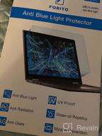 img 1 attached to F FORITO 2-Pack Blue Light Blocking Screen Protector For MacBook Pro 16 Inch 2021 - Say Goodbye To Eye Strain And Glare! review by Sean Castator
