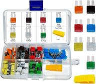 muhize automotive fuses assorted - 105 pcs micro2 atr car blade fuses (5, 7.5, 10, 15, 20, 25 & 30 amp) + puller tool, ideal for car boat truck suv rv fuses replacement логотип