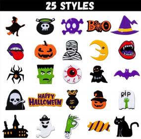 img 3 attached to 500 Halloween Foam Craft Stickers In 25 Designs | Self-Adhesive DIY Stickers With Pumpkin And Ghost Themes | Perfect For Halloween Decorations And Party Supplies | ADXCO