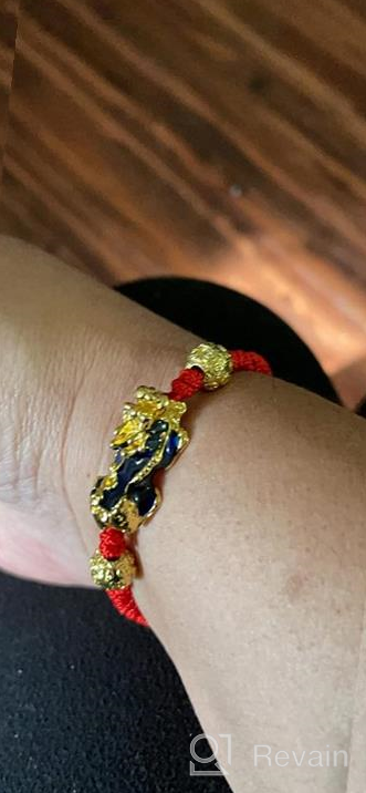 img 1 attached to 🔄 Optimized Feng Shui Red String Bracelet: Money-Turtle and Color-Changing Pi Xiu for Enhanced Wealth and Good Fortune review by Brian Edwards