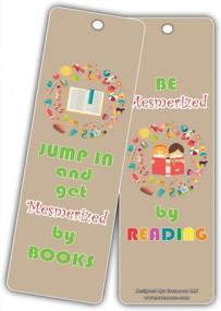 img 2 attached to Creanoso Smart Funny Reading Bookmark Cards (30 Pack) — Essential Reading Learning Fun Pack Cards for Kids Boys Girls — Classroom School Home Supplies — Great Stocking Stuffers Gift