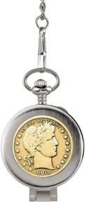 img 3 attached to Coin Magnifying Silvertone Certificate Authenticity Men's Watches best in Pocket Watches