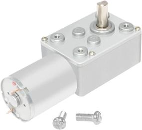 img 4 attached to Powerful And Efficient AZSSMUK 12V DC Worm Geared Motor With High Torque And 6Mm Female Shaft