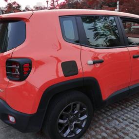 img 3 attached to Jeep Renegade Gas Tank Cover - Aluminum Exterior Accessories Fuel Filler Cap (2015-2018)