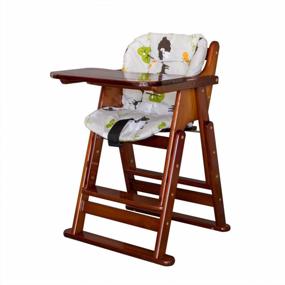 img 2 attached to Protect Your Baby With Twoworld High Chair Cushion And Straps - Grey Sheep Design