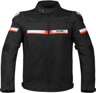 🧥 ilm mesh motorcycle riding jacket: ce armored alloy shoulder pads for men and women - breathable dirt bike motocross jacket - model bjk01 (black, 4x-large) logo