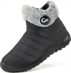 img 4 attached to Stay Warm And Comfortable With These Waterproof Women'S Winter Boots