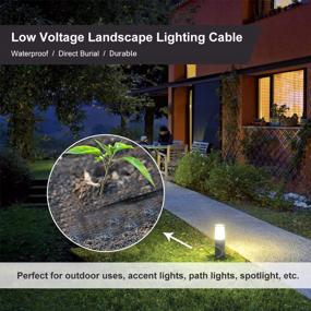 img 1 attached to UL Listed Low Voltage Landscape Wire For Outdoor Lighting - FIRMERST 16/2 Cable, 200 Feet