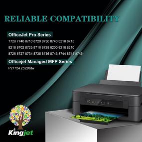 img 3 attached to Перезаправляемый картридж Kingjet HP 62 XL Ink (2 черные) - совместим с OfficeJet 200, 250, Envy 7640, 5540, 5660, 5640, 5661, 5643, 7645, 5663, 5642, 5644, 5549, 5740, 5745, 5746, 8040 - 2 штуки