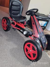img 5 attached to Hauck Speedster Pedal Go Kart: Intense Graphics, Comfortable Seat, And 3-Point Steering Wheel