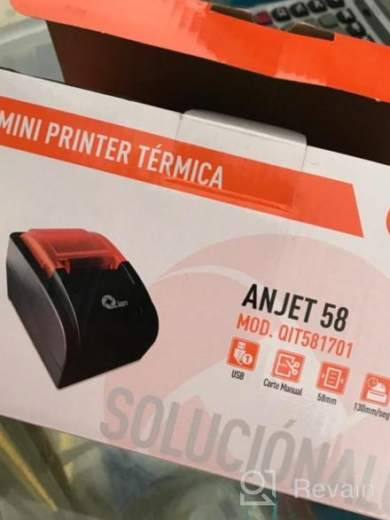 img 1 attached to Efficient And Durable Qian Anjet58 Thermal POS/ESC Printer With Manual Cut - 2.28" Width And USB Connectivity (QIT581701) review by Jerome Turner