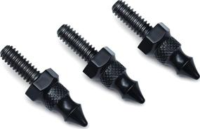 img 2 attached to Enhanced SEO: Gloss Black Windshield Accent Trim Mounting Spikes/Screws for 1996-2013 Harley-Davidson Motorcycles with Batwing Fairing - Kuryakyn 5712 Accessory