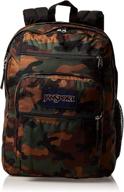 🎒 jansport big student backpack, surplus camo, one size логотип