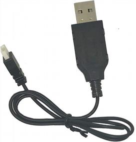 img 2 attached to Funtech Lithium Battery USB Cables For RC Planes - Compatible With FT-F611, 761-2, 761-3 - 1 Piece