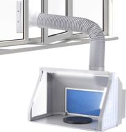 adfspb01: покрасочная камера для аэрографа anesty с двумя вентиляторами, регулируемым светодиодным освещением, фильтром поворотного стола и шлангом логотип