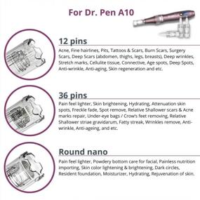 img 1 attached to 20-Pack Disposable Replacement Cartridges For Dr. Pen Ultima A10 With 12 Pins (0.25Mm) Bayonet Slot - Upgrade Your Microneedling Experience