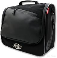 🎒 dowco iron rider 05150 waterproof reflective urban commuter mountable messenger bag: black, 16l capacity логотип