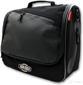 img 4 attached to 🎒 Dowco Iron Rider 05150 Waterproof Reflective Urban Commuter Mountable Messenger Bag: Black, 16L Capacity