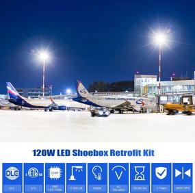 img 3 attached to Upgrade Your Lighting With OPENLUX Shoebox LED Retrofit Kit - ETL Approved, 120W=480W, 17400LM, 5000K, Perfect For Parking Lots And Tennis Courts