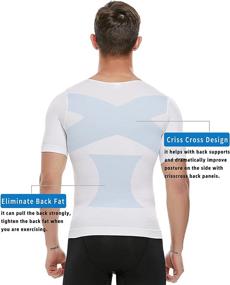 img 3 attached to Get The Perfect Look With SLIMBELL Men'S Compression Shirt: Slimming Tank Top For A Fit Body